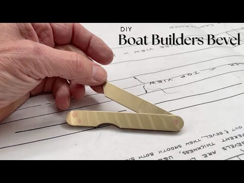 Quick and Easy Boat Builder Bevel