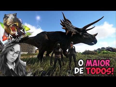 ELA DOMOU O MAIOR TRIKE QUE JA VI!!  --- ARK JURASSIC PARK ep.04