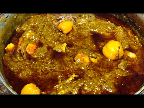 Soupou Kanja Yéll. Okra Soup