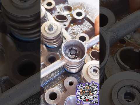 Auto Valve Spring Lock Installation—Pro Mechanic Secret Trick! #shorts #engine #skills #viralshorts