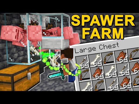 The EASIEST Zombie Skeleton Spawner XP Farm in Minecraft 1.21+ (Tutorial)