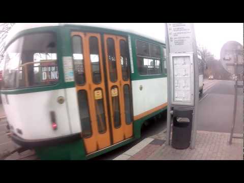 Jízda tramvají TATRA T3 z Jablonce nad Nisou do Liberce nádraží 2.část datum 10.11.2018