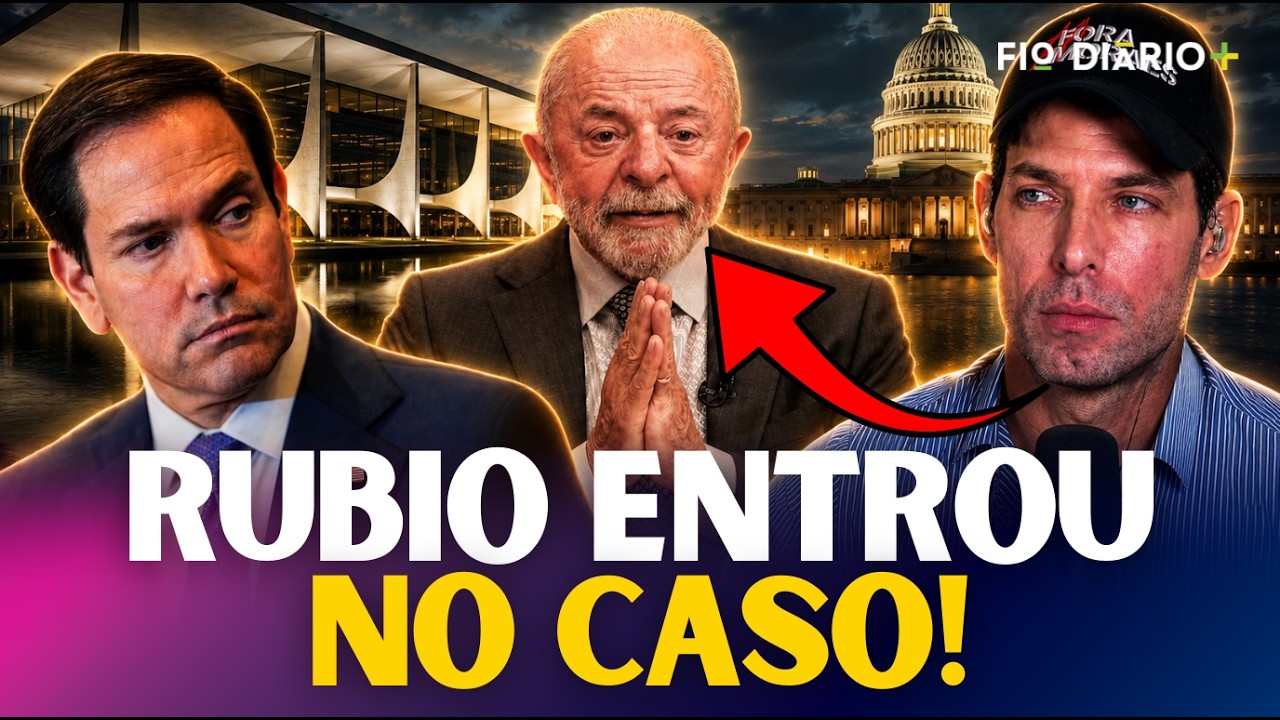 MARCO RUBIO ENTRA NO CASO E AUMENTA A PRESSÃO SOBRE O BRASIL
