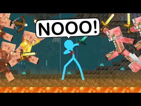 I voiced over Alan Becker's The Piglin War - Animation vs. Minecraft Shorts Ep 20