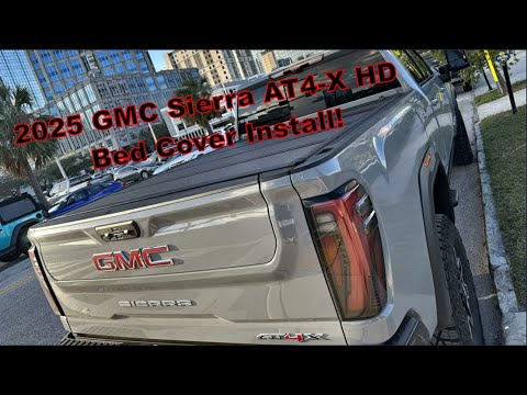 2025 GMC Sierra AT4-X HD Bakflip MX4 Tonneau Install DIY #gmc #sierra #silverado #chevy