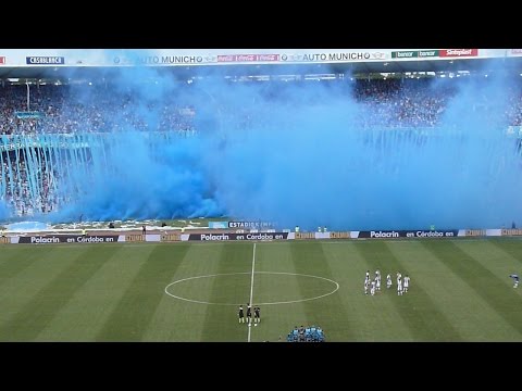 "Recibimiento Belgrano 1 - Talleres 1 (2017)" Barra: Los Piratas Celestes de Alberdi • Club: Belgrano