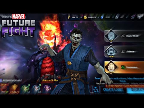 Doctor Strange Uniform Review in Dormamu Giant Boss Raid | Marvel future fight Hindi