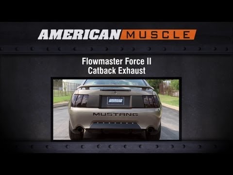 1999-2004 Mustang Flowmaster Exhaust Sound Clip Force II Catback (GT, Mach 1) Review