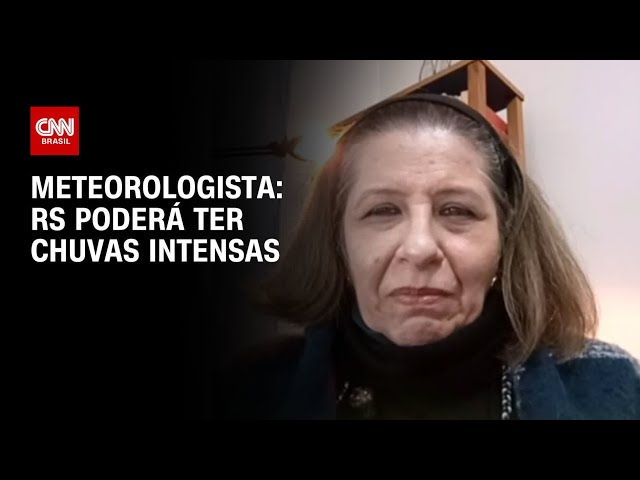Meteorologista do Climatempo diz que RS poderá sofrer com chuvas intensas | AGORA CNN
