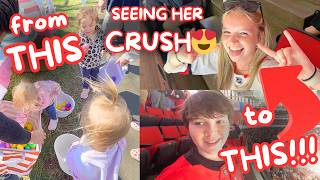 STARTED WITH AN EGG HUNT....ENDED LIKE THIS?! (Seeing Her CRUSH!) | Family 5 Vlogs