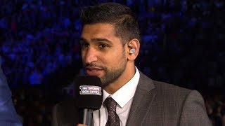 AMIR KHAN CALLS JEFF HORN A BUM; RIPS PACQUIAO FOR LOSING TO HORN