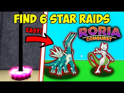 Finding The NEW 6 Star Raids In Pokemon Brick Bronze (Roria Conquest Roblox)