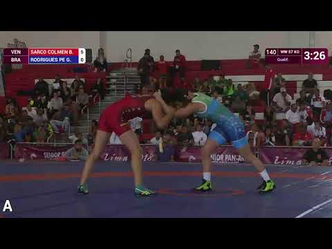 Qual. WW - 57 kg: B. SARCO COLMEN (VEN) v. G. RODRIGUES PE (BRA)