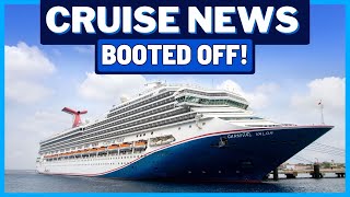 CRUISE NEWS: Crew Member Removed, Passenger Booted Off, and a Carnival Cruise Delay