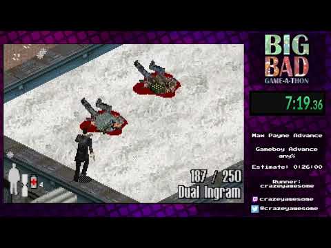 Big Bad Game-a-thon 2017 - Max Payne Advance by crazeyawesome