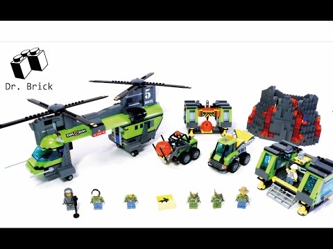LEGO CITY / 60125 VOLCANO HEAVY-LIFT HELICOPTER / STOP MOTION SPEED BUILD