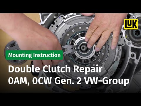 Reparatur trockene Doppelkupplung - 0AM,0CW Getriebe Gen.2 (VW) mit LuK RepSet 2CT & Spezialwerkzeug