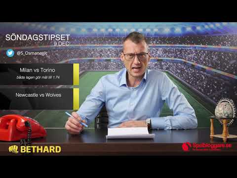 Speltips: Milan - Torino & Newcastle - Wolverhampton 9/12