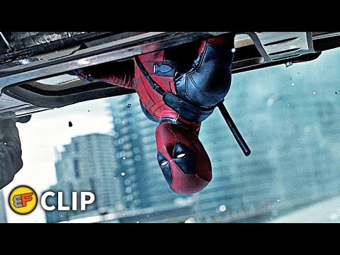 Deadpool "Maximum Effort" - Highway Scene | Deadpool (2016) Movie Clip HD 4K