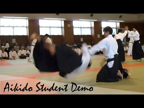 Aikido Student Demo with Matsumura Akira 2014