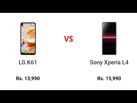 LG K61 vs Sony Xperia L4 Full Comparison ||