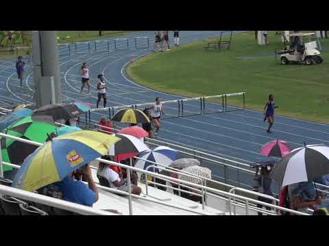 Girls 300m Hurdles Section 1 - Big Blue X 2021
