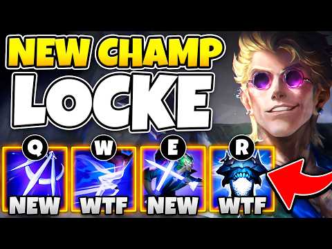 NEW CHAMP LOCKE IS THE COOLEST CHAMPION IN YEARS! AN AP ASSASSIN WHO INFINITELY SCALES?!