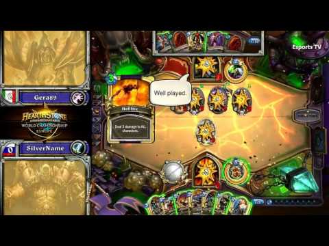 Gera89 vs SilverName | Quarterfinals Hearthstone World Championship EU 2015 | HS Esports