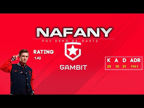 CS:GO POV nafany (de_dust2) Gambit vs Entropiq