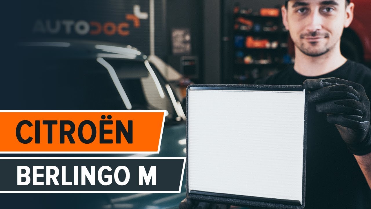 Hoe interieurfilter vervangen bij een Citroen Berlingo M – Leidraad voor bij het vervangen