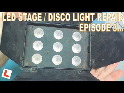 Learn Electronics Repair 16 LED Disco Lights 1