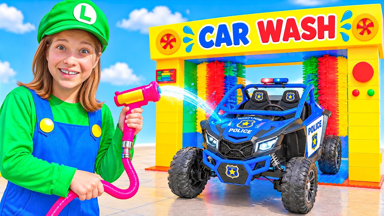 Sofia and her dad opened a car wash
