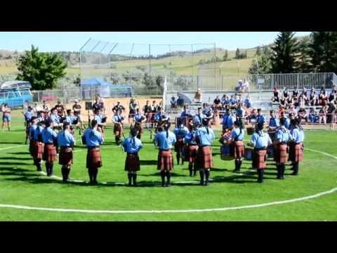 2014 Kamloops Highland Games - SFU Pipe Band Medley