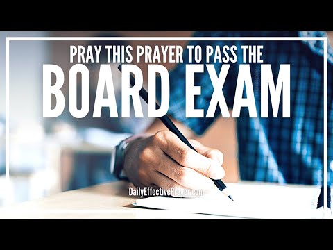 Prayer To Pass Board Exam | Prayer Before Taking Board Exam Video