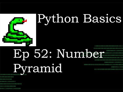 Python Basics Number Pyramid
