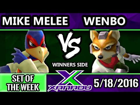 S@X 150 - Mike Melee (Falco) Vs. Wenbo (Fox) SSBM Tournament - Smash Melee