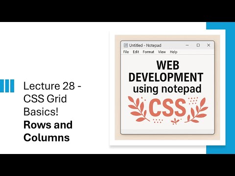 CSS grid - Rows and columns