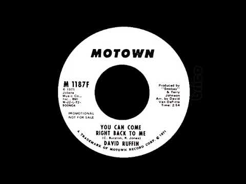 David Ruffin - You Can Come Right Back To Me