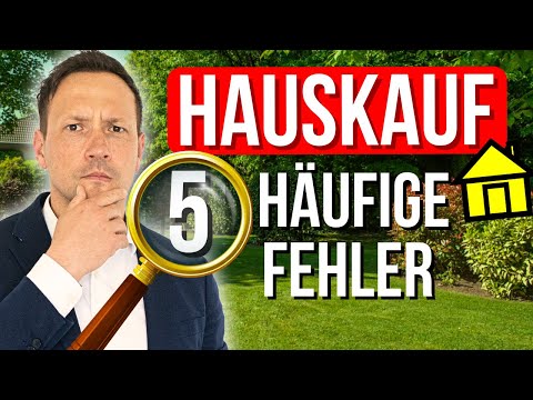 Avoid these 5 mistakes when buying a house!