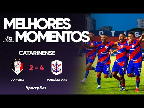 MARCÍLIO DIAS VENCE O JOINVILLE DE VIRADA NO CATARINENSE! – Melhores Momentos