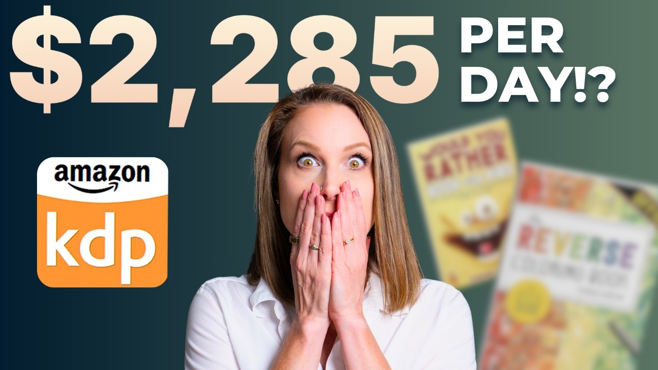 These Are the 8 Bestselling Low Content Books on Amazon KDP ($2,285 a DAY!!!)