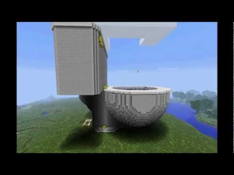 Minecraft Toilet - It Flushes!