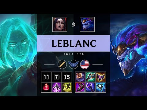 LeBlanc Mid vs Aurelion Sol - NA Diamond Patch 25.20