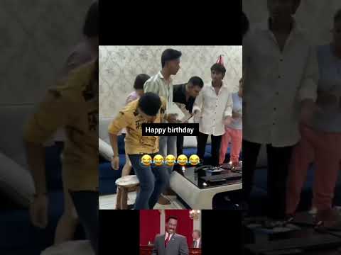 birthday II  cake I  🎂 😂🤣 funny video #shortvideo #comedy #kedar #funny #tranding