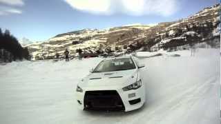 preview picture of video 'Lancer Evo X - Sestriere 2013'