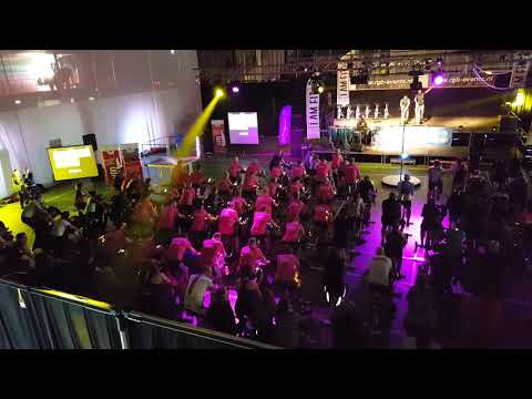 sportlokaal Nederhorst den berg in actie bij de 5H  spinningmarathon Sweat