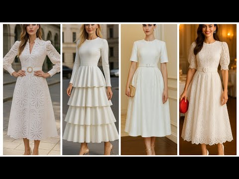 Classy White Dresses That Make You Look Elegant & Feminine