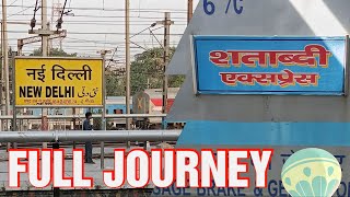 New Delhi To Haridwar : FULL JOURNEY : 12017 Dehradun Shatabadi Express : Indian railway.