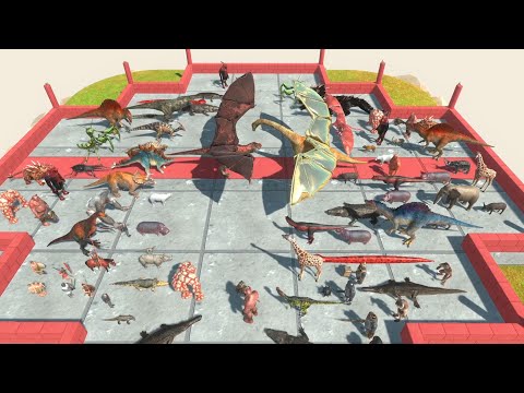 BATTLE ROYAL All Units With Wings ► Animal Revolt Battle Simulator