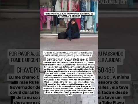 PEDIDO DE SOCORRO URGENTE - #blumenau #saopaulo #riodejaneiro #brasil